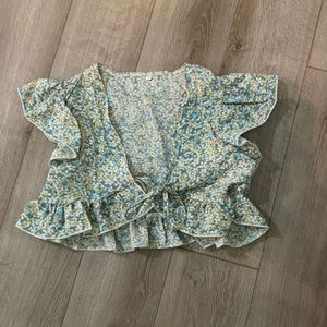 Cute flower shein top